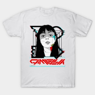 Vaporwave Girl Cyberpunk Urban Futuristic Style T-Shirt